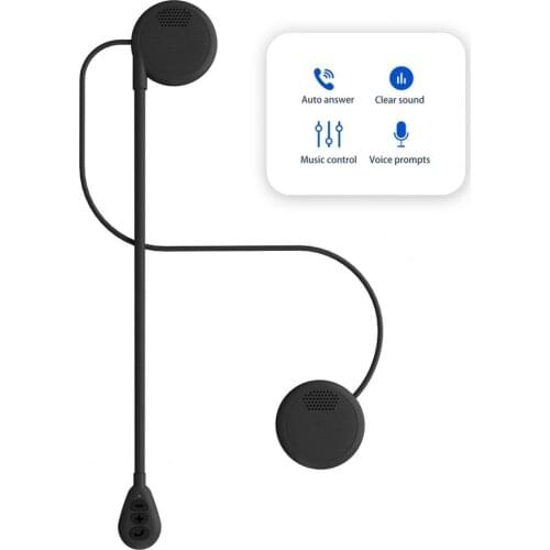 Motorcycle Helmet Bluetooth Headset Thin Earpiece with Hands-Free Call Wireless Earphone Motorcycle Accessories