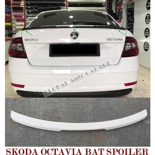 For Skoda Octavia 2013-2020 Spoiler Wing Auto Accessory Universal Spoilers Car Antenna Car Styling Diffüser Flaps Splitter