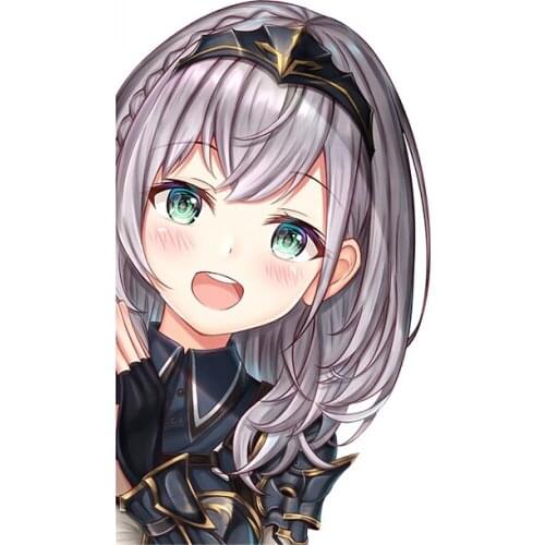 Personality Corner Peeker Anime Girl Car Sticker Sunscreen Scratch-Proof Decal Motorcycle Surfboard Car Styling Suitable for Car