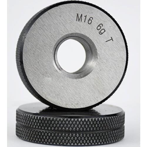 GULING Thread Ring Fine Metric Gauge/plug Gauge Smooth Plug Gauge (1*plug gauge and 1*ring gauge M2-M12) M2*0.25 6g T Z