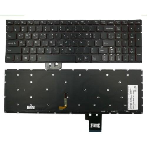 OVY KR SP laptop keyboard for LENOVO Y50 Y50-70 Y50-70A Y50-70AM-IFI with Backlit P/N:25215997 PK1314R2A03 9Z.N8RBC.J0K 25215991