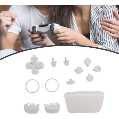 For PS5 Game Controller Controller Button Joystick Key Replacement Shell Case Cover Cap For Ps5 Gamepad Handle Accessories 2021