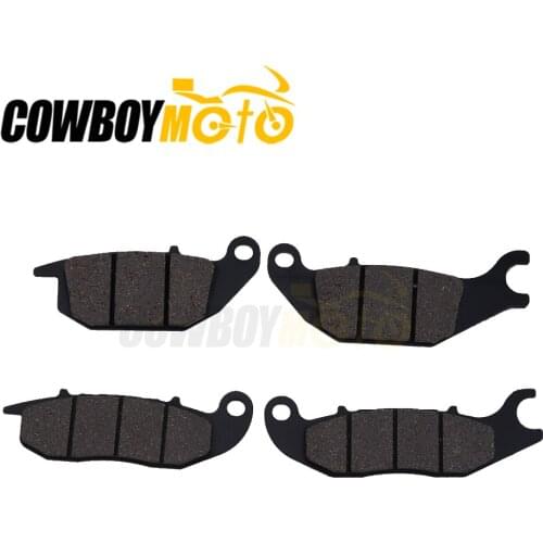 4pcs/set Motorcycle Front & Rear Brake Pads For Honda CBR125R CBR 125R CBR 125 R 2004 2005 2006 2007 2008 2009 2010 04-10