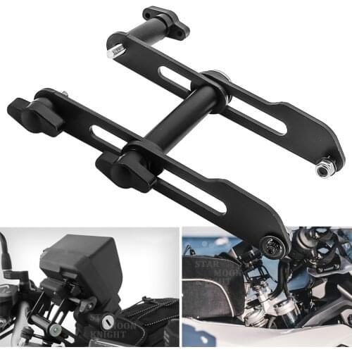 Motorcycle Adjustable Extend Phone Navigation Bracket GPS Plate Phone Stand Holder For BMW R1200R R1200RS R1250R R1250RS LC