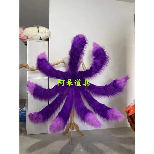 Game LOL Coven Ahri Tail Cosplay Props Halloween Christmas Fancy Party Props for Carnival Comic Show Game Fans Gift