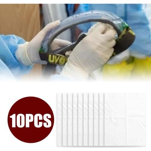10PCS/Pack Anti Fog Wipes Eyeglasses Cleaning Cloths Screens Lens Wipe for All Electronic Device Screens XIN-Shipping