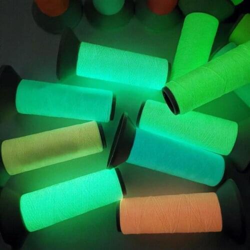 1 Roll Luminous Embroidery Threads 150D/500 Yards Fluorescent Light Threads Embroidery Sewing Thread Sewing Cross Stitch Thread