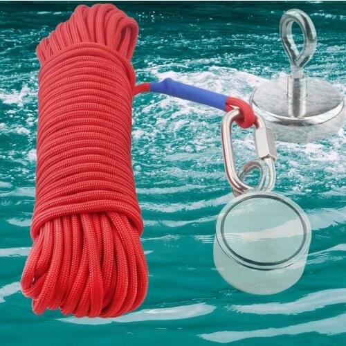 Rock Climbing Rope Strand Nylon Lanyard Rock Climbing Safety Cord String Survival Magnet Parachute Rescue Safety Rope