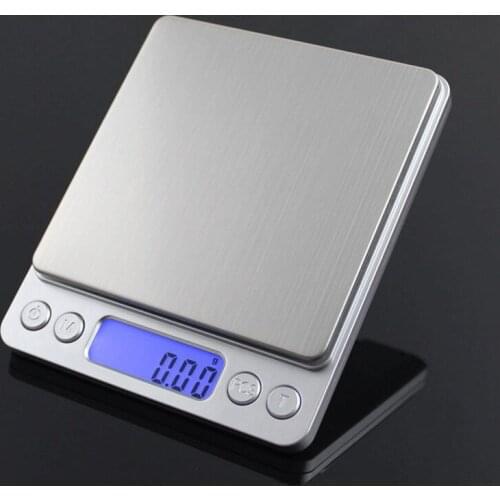Kitchen Balance LCD Digital Scale High Accuracy Pocket Scale 0.1g 0.01g x 500g 1kg 2kg 3kg Jewelry Fruit Vegetable Coffee Scales