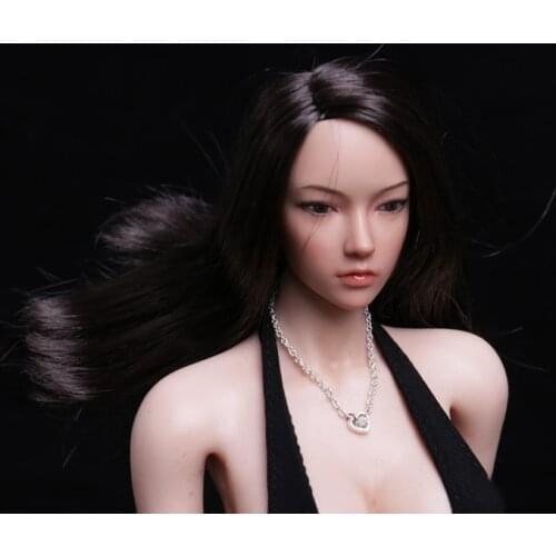 1:6 Scale female action figure Necklace gold Four-leaf clover diamond necklace Clavicular chain Jewelry 12" doll accessories