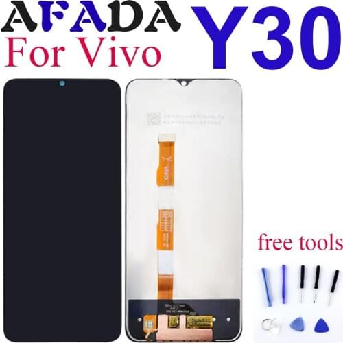 6.47 Inch LCD For Vivo Y30 V2034A LCD Display Touch Screen Digiziter Assembly Replacement With Tools For Vivo Y30 lCD Display