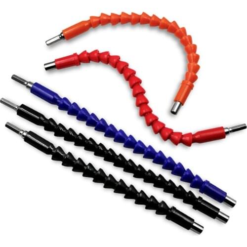 1 pcs 200mm/250mm/300mm flexible hexagonal shaft drill bit extension drill bit holder with magnetic electric drill