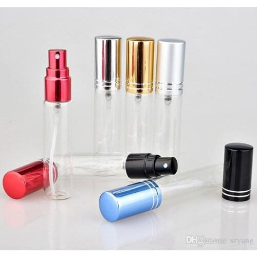 10ML Parfum Atomizer Glass Frost Bottle Spray Refillable Fragrance Perfume Empty Scent Bottle for Travel Portable