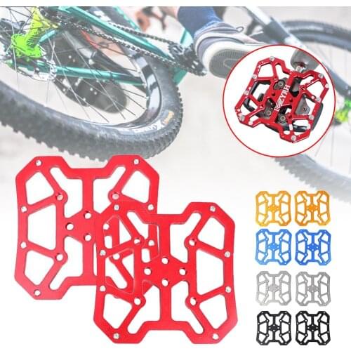 2pcs Aluminum Alloy Bicycle Clipless Pedal Platform Adapters for SPD KEO Pedals MTB Mountain Road Bike Accessories Dropshipping