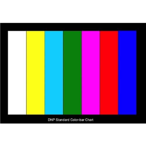 320*290mm DNP Standard Edition Color Bar Test Card Reflective TV Camera Color Reproduction Image Detection 4:3 Test Chart