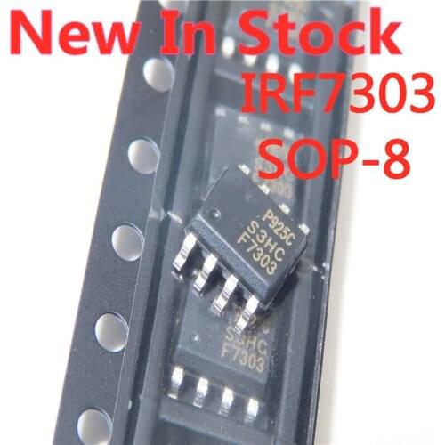 5PCS/LOT IRF7303TRPBF IRF7303 F7303 SOP-8 5.2A/20V N-channel FET In Stock NEW original IC