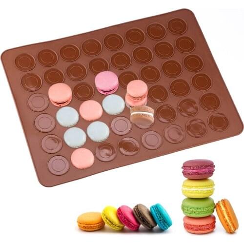 Non-stick Macaron Silicone Mat Baking Mold Baking Pan Pastry Cake Pad Baking Tools DIY Cake Mold Muffin Pastry Mould