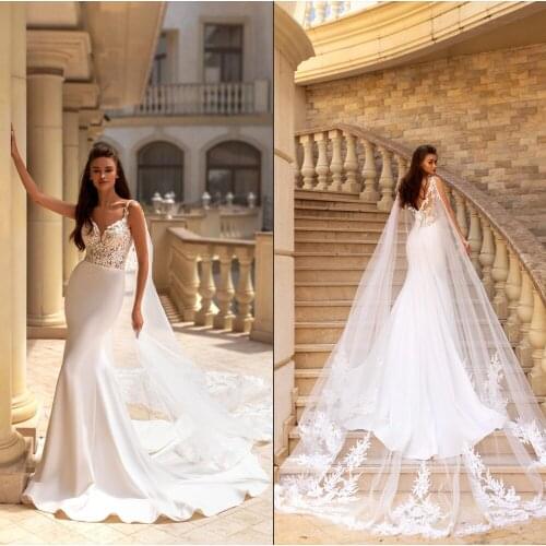 BAIWEINI Wedding Dresses With A Train