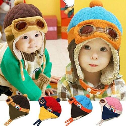 Bluelans Winter Baby Earflap Toddler Girl Boy Kids Pilot Aviator Cap Warm Soft Beanie Hat