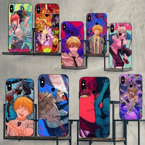 Chainsaw Man japanese anime Phone Case For Xiaomi Redmi note 7 8 9 t max3 s 10 pro lite luxury design cover shell