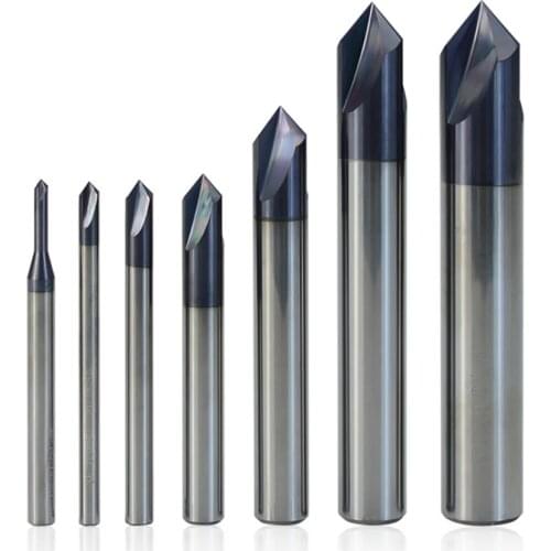 2-12mm 120 Degree Chamfer Mill 3 Flutes CNC Milling Cutter V Shape End Mill CNC Router Bit - 4mm