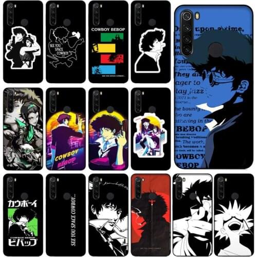 FHNBLJ anime Cowboy Bebop Phone Case for Xiaomi Redmi 5 5Plus 6 6A 4X 7 8 Note 5 5A 7 8 8Pro