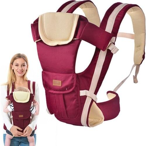 Cotton Ergonomic Baby Sling For 0-24 Months Baby Carrier Safe Infant Baby Kangaroo Adjustable Wrap Baby Suspender