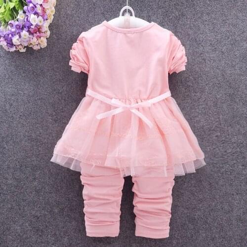 Autumn Kawaii Baby Suit Girl Clothes Cute Modern Design Jumpsuit Baby Suit Combo Baby Kleding Meisje Clothes Baby Set BD50YE