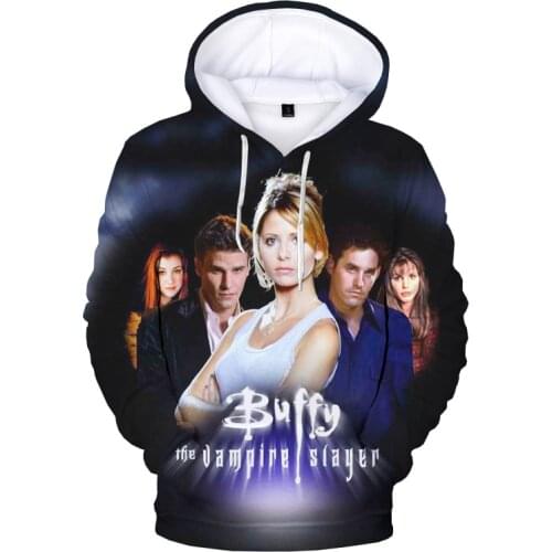 2021 Buffy the Vampire Slayer Sweatshirts Men/Women Funny Unisex Harajuku Casual Pullover Boys/girls Streetwear 3D Print Clothes