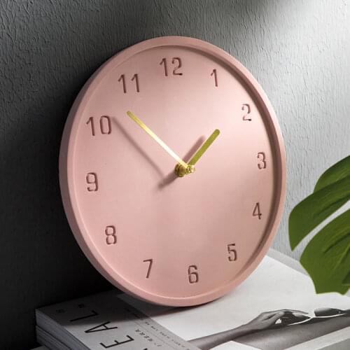 Nordic Wall Clock Simple Wall Watch Ins Creative Clocks Wall Home Decor Living Room Bedroom Silent Saat Decorative Clocks FZ227