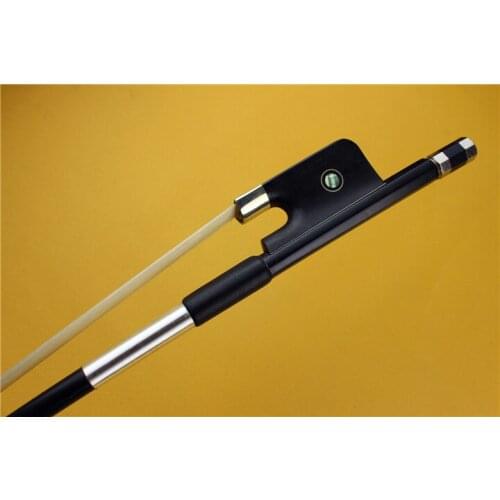 New Professional 3/4 Carbon fiber Double Bass Bow ebony frog