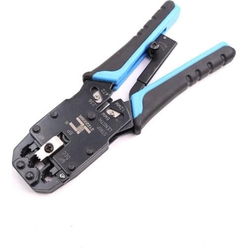 Crimping pliers Connector 6P6C Cable RJ11 RJ12 Left Buckle Crystal Head DIY Compatible with Vex Robotics
