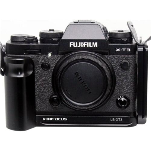 X-T3 Plate For Fujifilm Fuji X-T3 XT3 XT 3 Camera Grip Quick Release Vertical Shoot QR L-Plate Bracket with Hand Grip Holder