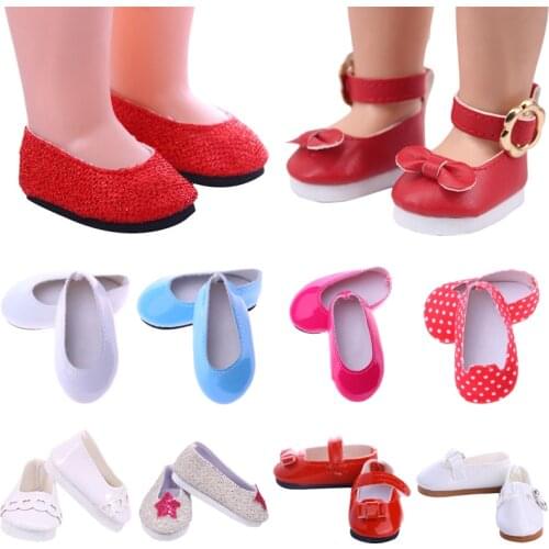 5.5*2.8 Cm Length Casual Mini Shoes For 14.5 Inch Wellies Wishers Doll Clothes Accessories Generation Russian Christmas Gift