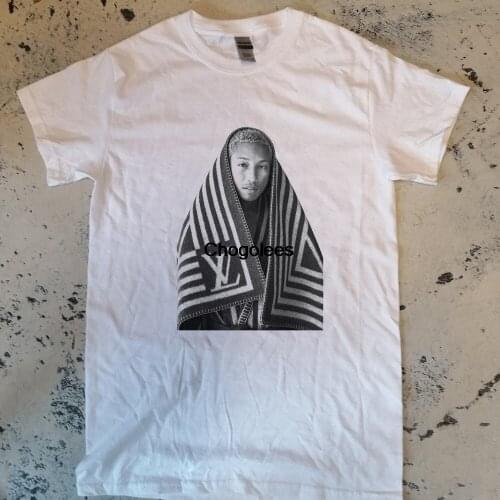 A variety of pharrell wiliams raphip hop customised printed t shirts all sizes available