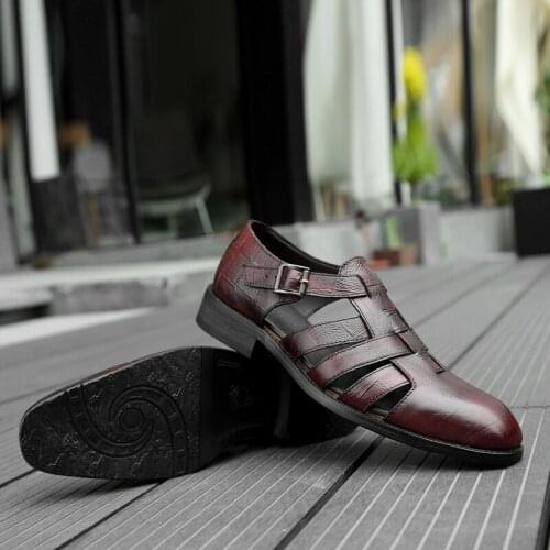 Summer Shoes Men Beach Sandals Sandale Homme Ete Sandalen Herren Sandals For Men Slides Sandalias Hombre Verano En Cuire Sport