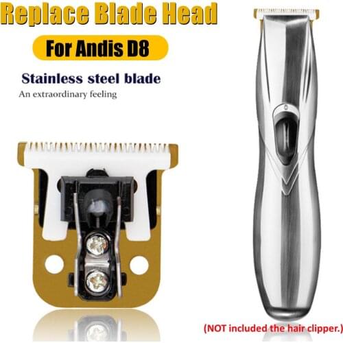 Replace Blade Cutter Head For Andis D8 Hair Clipper Trimmer Hair Cutting Razor Haircut Machine Salon accessories set metal tool