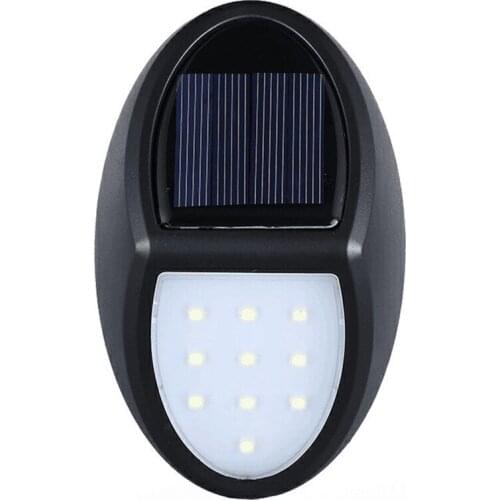 Solar Step Lights with 1000 mah Battery Capacity, 10 LED Solar Powered Deck Lights Waterproof Outdoor Lighting for Steps Stairs