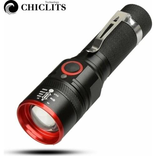 LED Rechargeable Flashlight Highlight 800LM XML-T6 USB Charge Torch Lantern 3Modes Lanterna For Outdoor Camping Hiking Night Run