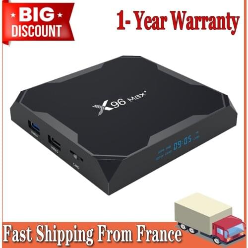 X96 max plus android smart tv box 2021 iptv france 4GB 32GB64GB Amlogic S905X3 x96max+ 8K media android 9 ip tv set top box