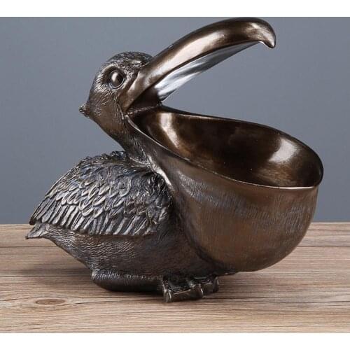 Pelican Decorations Unique Realistic Big Mouth Design Vintage Pelican Decorations for Home Decor Pelican Decor Decoration Crafts