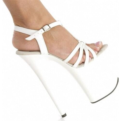 Ultra fine with waterproof 20 cm heels sandals Suede south Korean new shoe manufacturers selling fashion show