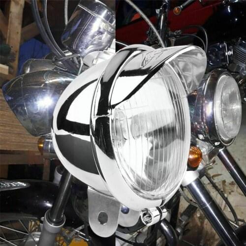 Universal 10W 12V Motorcycle Headlights Motorbike Retro For Motorcycle Motorbike Light Fog GN125 Bullet Fit Auxiliary Light E9S5