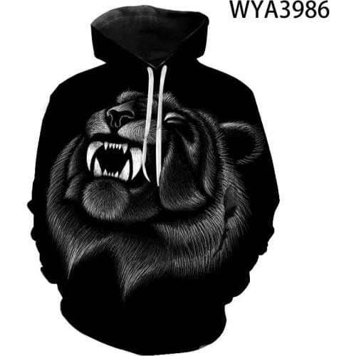 High Quality Fashion Popular 3D Printed Tiger Hoodies For Men Discount Stylish Casual Boys Girls Child Women Anime Hip Hop Cool