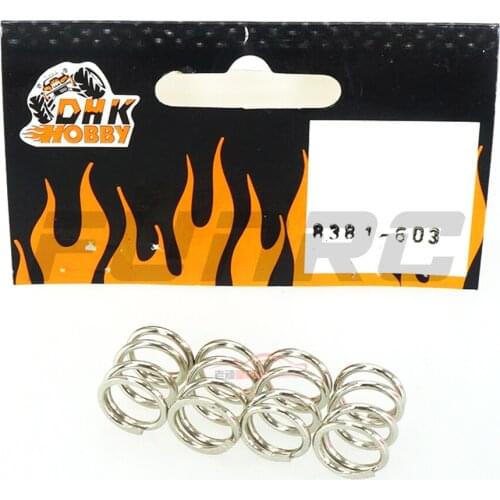 RC Car Parts 1/8 8381-603 DHK Hobby Metal Steering Group Spring Set 8384 8382 8135 Remote Control Truck Original Accessories