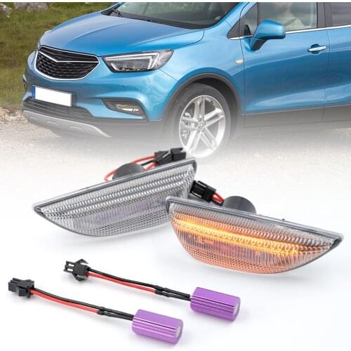 Amber LED Turn Signal Side Marker Light For For Opel Mokka X 2012-2019 Chevrolet Trax 2013-2019 Auto Accessory Lamp