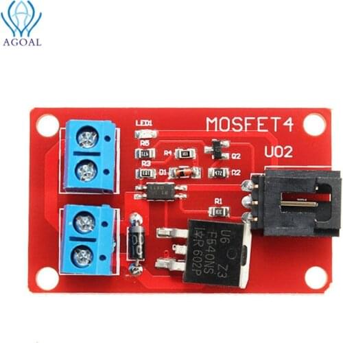 DC 1 Channel 1 Route IRF540 MOSFET4 Switch Module For Arduino Motor Drives Lighting Dimming