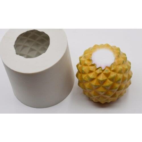 1PCS Pineapple Pattern Silicone Fondant Cake Decorating Mold Food Grade Silicone Cake Mold For Birthday Party