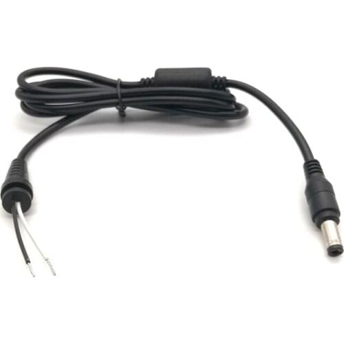 10pcs DC Tip Plug Connector 5.5x2.1mm 5.5*2.1mm Power Supply Adapter Cable for Monitoring Power Laptop Charger DC Cord