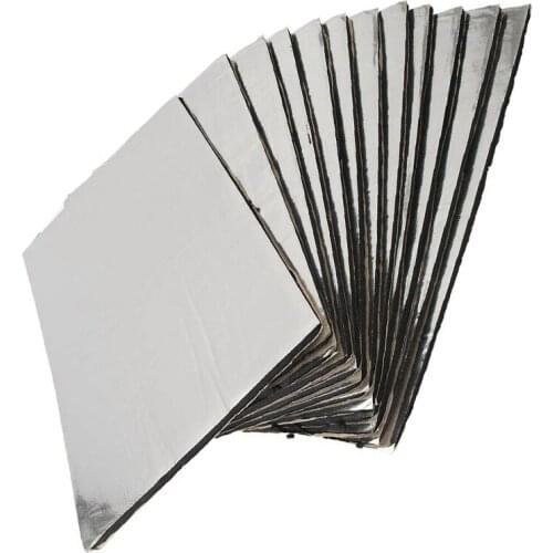 12Pcs 30x50cm 5mm Adhesive Car Soundproof Foam Cotton Home Deadening Insulation Pads Sound Absorbing Cotton Anti Noise Sponge